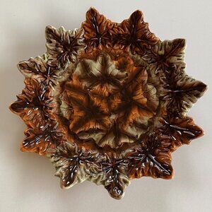 Dalton Maple Leaf Autumn Fall Accent Plate